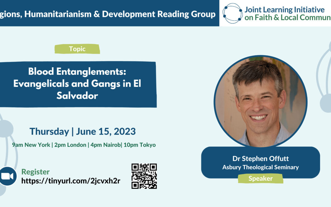 Religions, Humanitarianism, and Development Research Reading Group – June 15, 2023