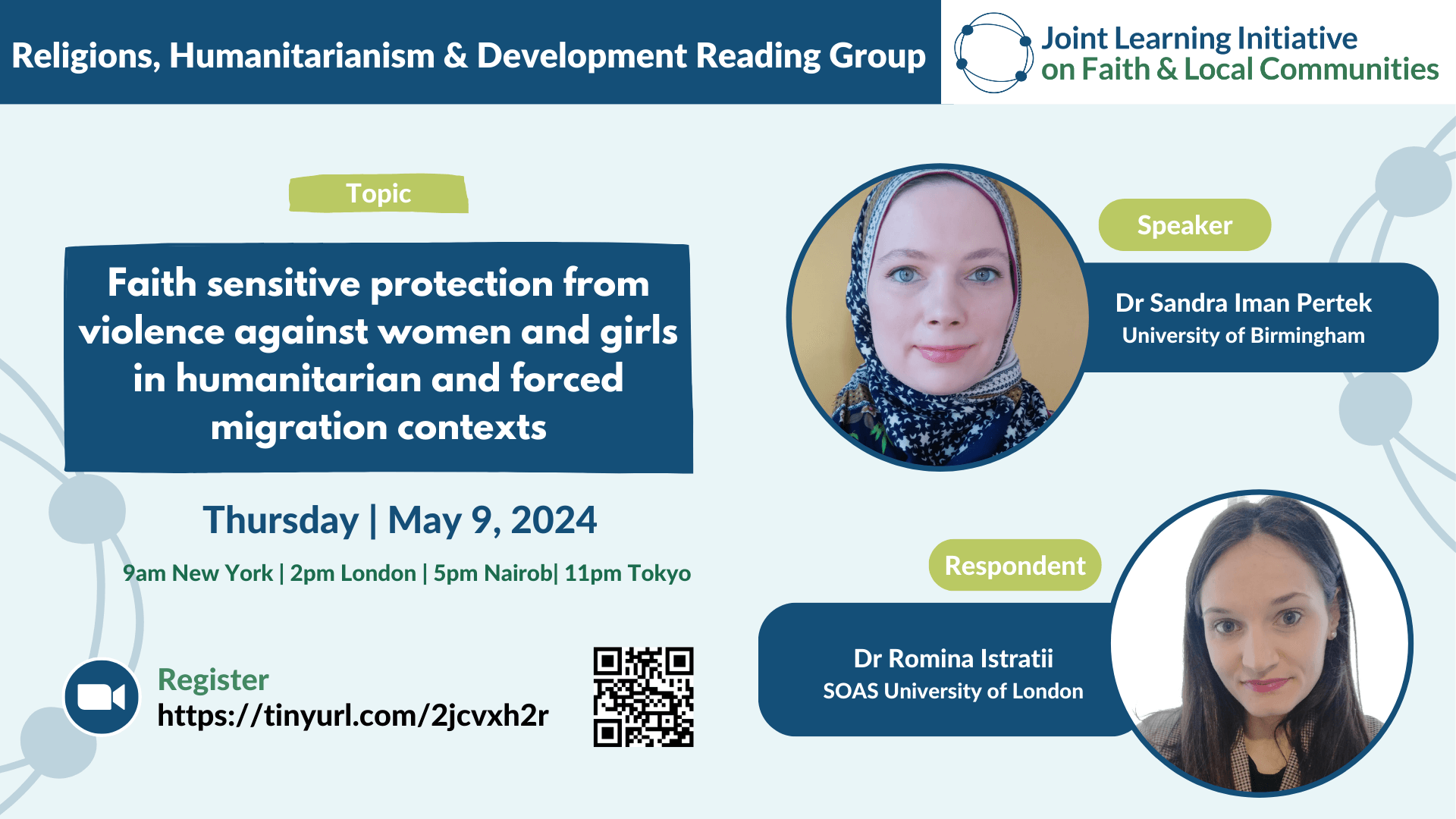 May 9 Reading Group: Faith sensitive protection from violence against women and girls in humanitarian and forced migration contexts