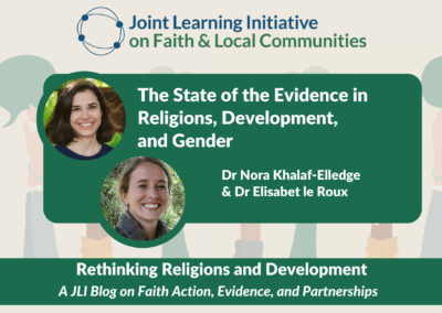 The State of the Evidence in Religions, Development, and Gender