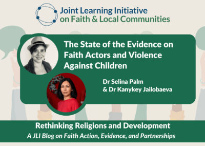 The State of the Evidence on Faith Actors and Violence Against Children