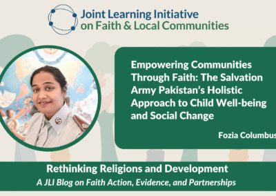 Empowering Communities Through Faith: The Salvation Army Pakistan’s Holistic Approach to Child Well-being and Social Change