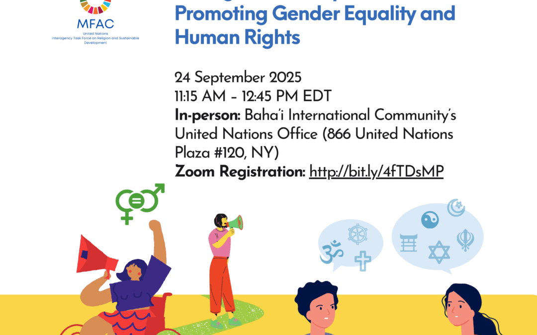 Explore Side by Side: Connecting Sacred Dialogue and Responses in Promoting Gender Equality and Human Rights