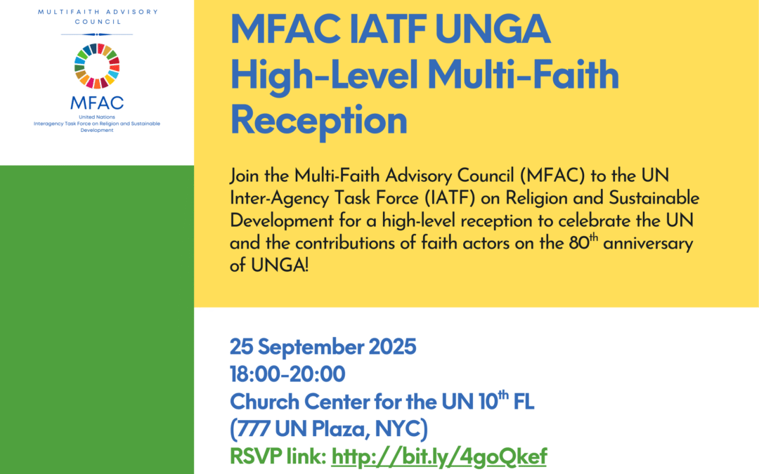 MFAC IATF UNGA High-Level Multi-Faith Reception