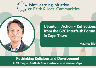 Ubuntu in Action: Reflections from the G20 Interfaith Forum in Cape Town