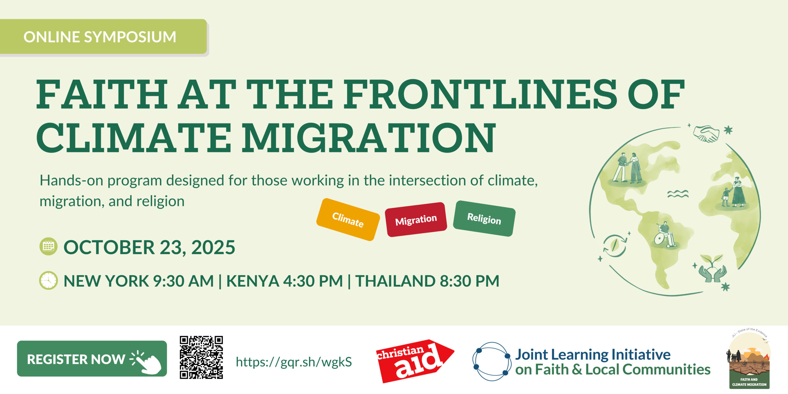 Symposium - Climate Migration poster - social media