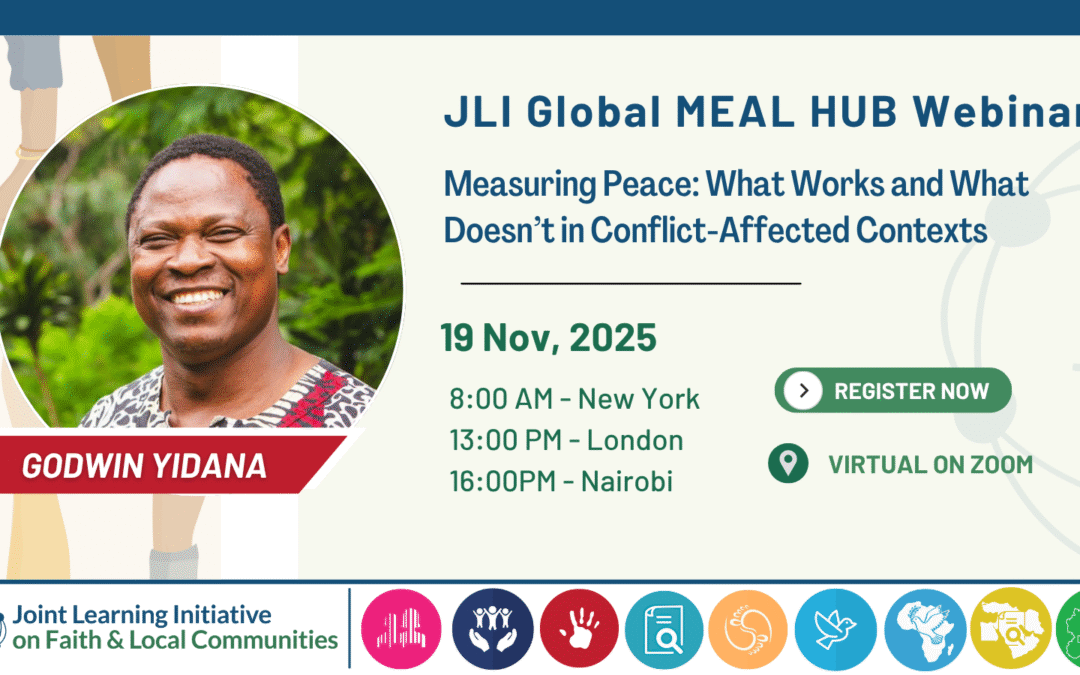 Global MEAL Hub Webinar: Measuring Peace: What Works and What Doesn’t in Conflict-Affected Contexts