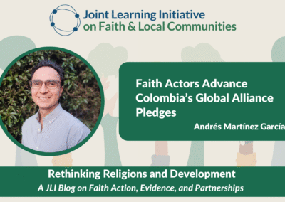 Faith Actors Advance Colombia’s Global Alliance Pledges