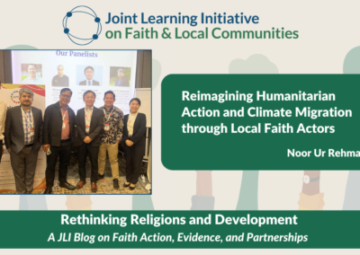 Reimagining Humanitarian Action and Climate Migration through Local Faith Actors